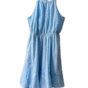 NWT Ladies XS baby blue eyelet summer dress from Macy’s